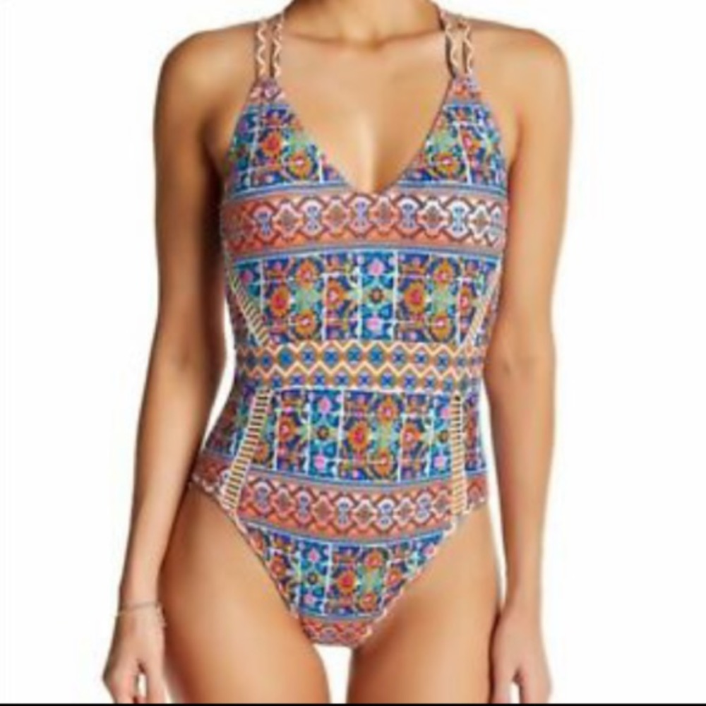 La Blanca Corsica Tile Swimsuit
